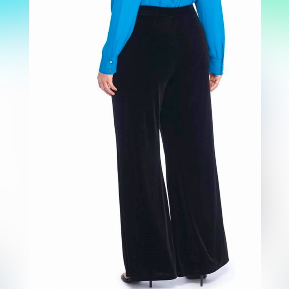 The Limited Black Wide-Leg Velvet Pants